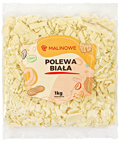 Malinowe WEISSE SCHOKOLADENGLASUR 1kg Zum Backen von Malinowe