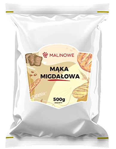 Malinowe Mandelmehl 500g Mandeln gemahlen zum Backen von Malinowe