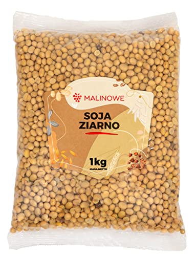 Malinowe SOJABOHNEN 1kg Getrocknete Sojabohne Soja Bohnen von Malinowe