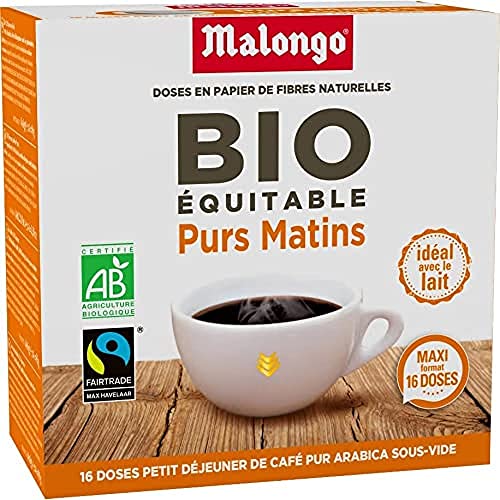 Malongo Pure Matins Bio-Pads, 16 Stück von Malongo