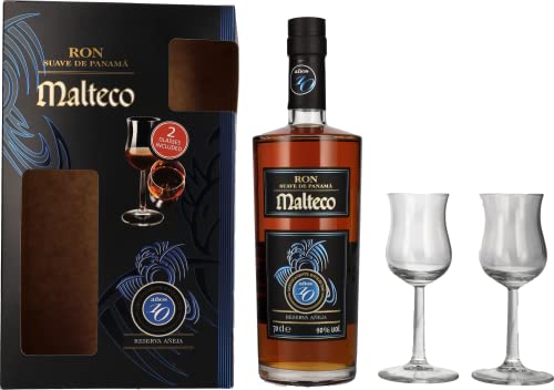 Malteco 10YO + 2 Gläser -GB- Dark (1 x 0.7 l) von Malteco