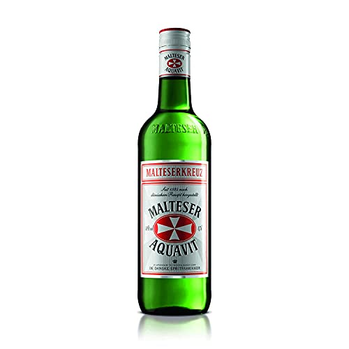 Malteserkreuz Aquavit 40 Vol.-% - Das Original, damals wie heute (1 x 0,7 l) von Malteserkreuz Aquavit