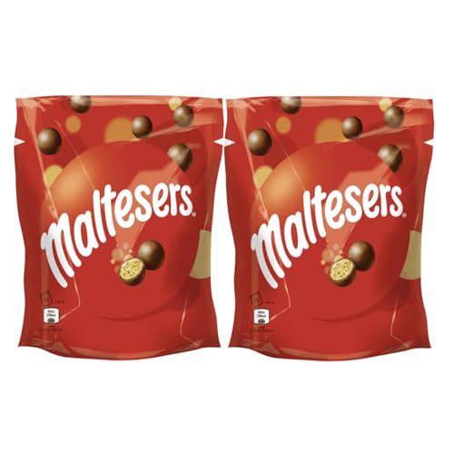 MALTESERS 2x 175g Schokokugeln Malzfüllung mit Milchschokoladenüberzug Schokolade von Maltesers