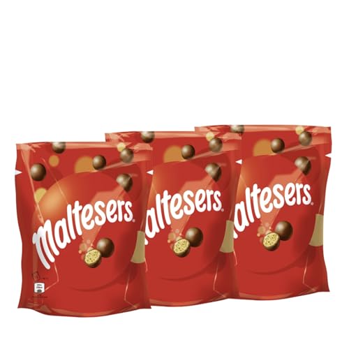 MALTESERS 3x 175g Schokokugeln Malzfüllung mit Milchschokoladenüberzug Schokolade von Maltesers