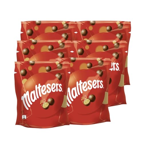 MALTESERS 6x 175g Schokokugeln Malzfüllung mit Milchschokoladenüberzug Schokolade von Maltesers