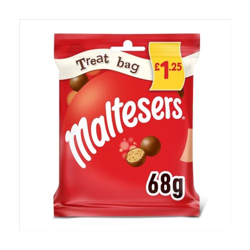 Maltesers Milchschokolade & Wabenbissen Leckerlibeutel 68 g x 24 Beutel von Maltesers