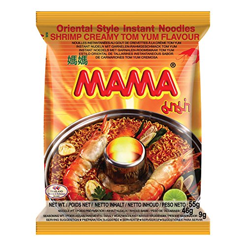 Instant Tom Yum Garnelen-Rahm Nudeln 55 gr Thailand von Mama Sita's