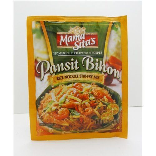 MAMA SITA'S - PANSIT BIHON - RICE NOODLES STIR - FRY MIX / 6 X 1.4 OZ - 40 G / Product of the Philippines von Mama Sita's