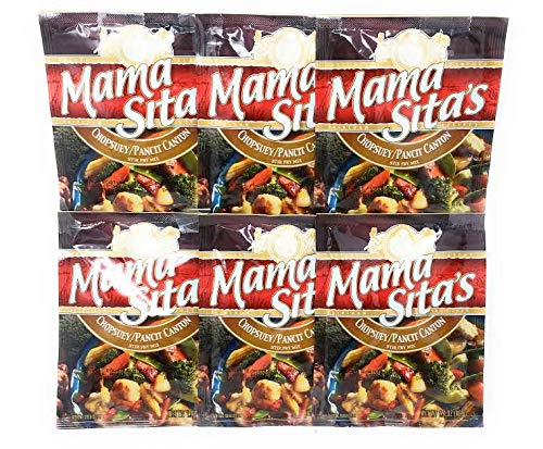 Mama Sita's Chopsuey / Pancit Canton Rührmischung, Nettogewicht 40 g pro Packung, 6 Stück von Mama Sita's