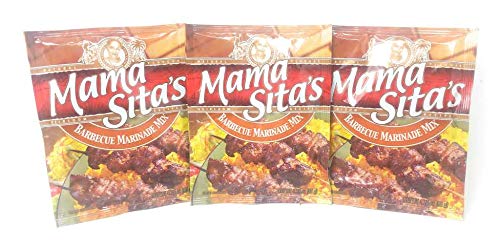 Mama Sita's Gemischte Gewürze, Marinaden, Saucen und Gewürze, 3 Packungen (Barbecue Marinade Mix) von Mama Sita's