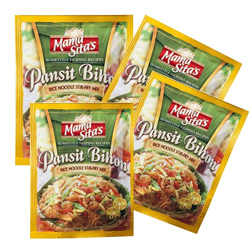 Mama Sita's Pansit Bihon Reisnudelrührmischung, Nettogewicht 40 g, 3 Stück von Mama Sita's