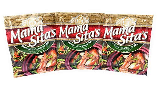 Mama Sita's Sinigang Sa Sampalok Mix Tamarinden-Gewürzmischung, heiß, 50 g, 3 Stück von Mama Sita's