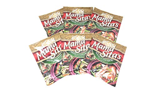 Mama Sita's Sinigang Sa Sampalok Mix Tamarinden-Gewürzmischung, heiß, 50 g, 6 Stück von Mama Sita's