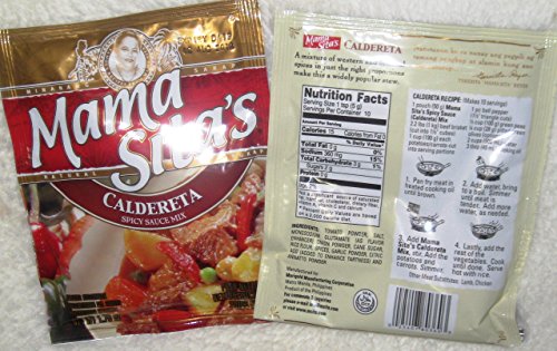 Packung mit 2 Mama Sita's Caldereta Sauce 50 g, insgesamt 100 g, würzige Saucenmischung Kaldereta von Mama Sita's