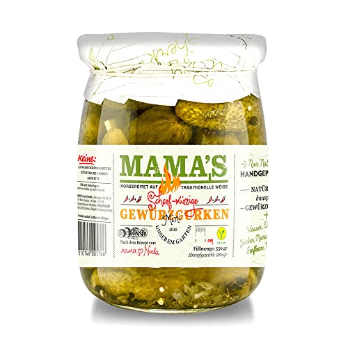 Mama´s Food Gewürzgurken scharf-würzig 550g von Mama's Food