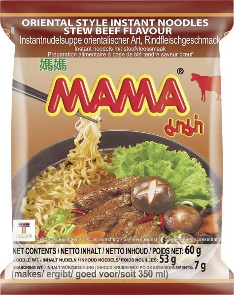 Mama Instantnudelsuppe Rindfleischgeschmack von Mama