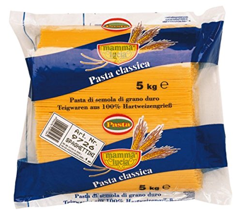 Mamma Lucia Spaghettini 100 % Hartweizen, 5-kg-Beutel von Mamma Lucia