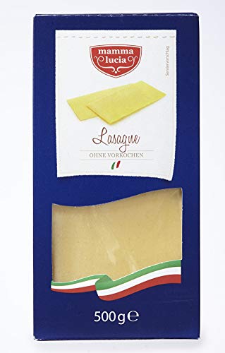 mamma lucia Pasta Lasagne, 8er Pack (8 x 500 g) von Mamma Lucia