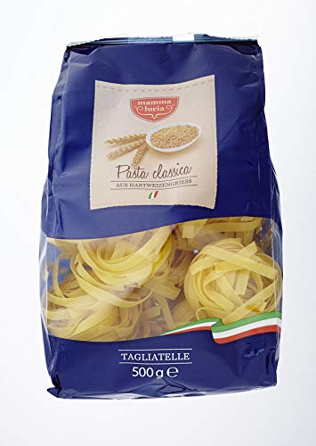 mamma lucia Pasta Tagliatelle - Bandnudelnester, 8er Pack (8 x 500 g) von Mamma Lucia