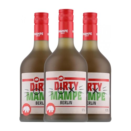 Schnaps Mampe Berlin Dirty 70 cl (Karton mit 3 Flaschen von 70 cl) von Mampe Berlin