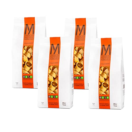 Mancini Pastificio Agricolo - Calamarata 2 kg (4 Packungen à 500 g) von Mancini Pastificio Agricolo