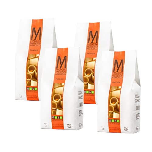 Mancini Pastificio Agricolo - Paccheri 2 kg (4 Packungen à 500 g) von Mancini Pastificio Agricolo