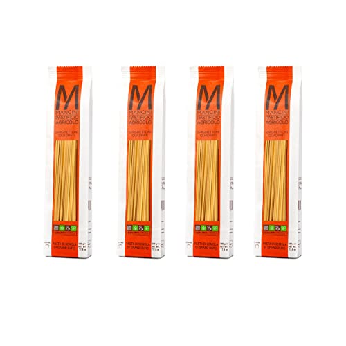 Mancini Pastificio Agricolo - Quadratische Spaghettoni 2 kg (4 Packungen à 500 g) von Mancini Pastificio Agricolo