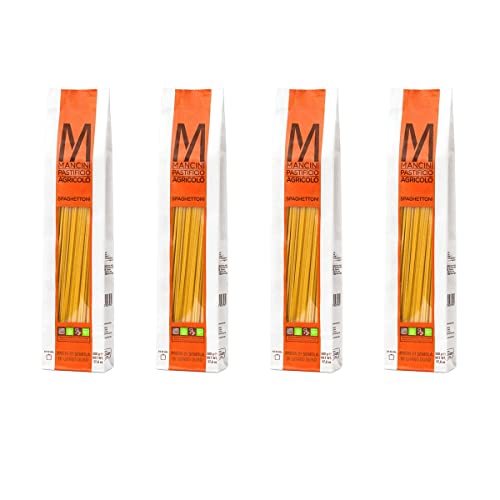 Mancini Pastificio Agricolo - Spaghettoni 2 kg (4 Packungen à 500 g) von Mancini Pastificio Agricolo