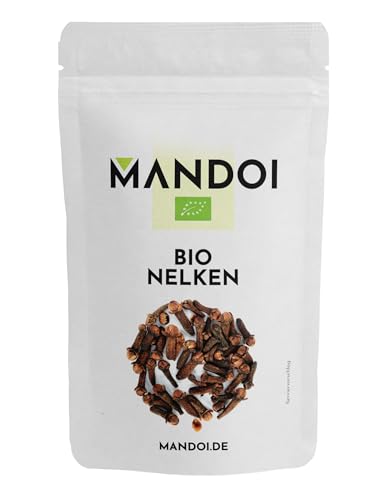 Mandoi Bio Nelken HPS 200g, handverlesene Gewürznelken ganz aus Indonesien. Super für Glühwein oder Apfelkompott von Mandoi