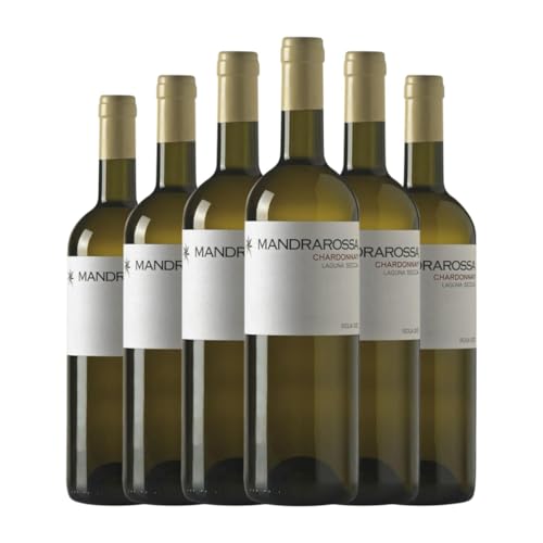 Mandrarossa Laguna Secca Bianco Chardonnay Sicilia 75 cl Weißwein (Karton mit 6 Flaschen von 75 cl) von Mandrarossa