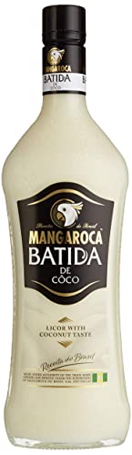 Mangaroca, Liköre, Batida de Côco (1x 0,7l) 16% vol - Kokoslikör - Natürlich süß, pur auf Eis, als Longdrink oder als Basis exotischer Cocktails genießen von Mangaroca