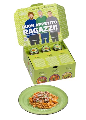 MangiaMarc – hochwertige italienische Pastabox I Traditionelle frische Pasta und regionale Soßen I Gesundes Fertigessen mit Nudeln I In nur 5 Minuten zubereitet mit der Pastabox Vegetario von MangiaMarc