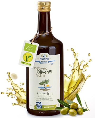 MANI natives Olivenöl extra, Selection, bio, 1er Pack (1 x 1 kg) von MANI