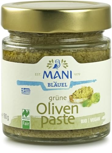 MANI Grüne Olivenpaste, bio, NL Fair 2 x 180 gr von Mani Bläuel