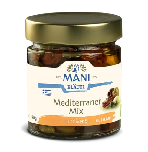 Mani Bläuel Mediterraner Mix in Olivenöl (190 g) - Bio von Mani Bläuel