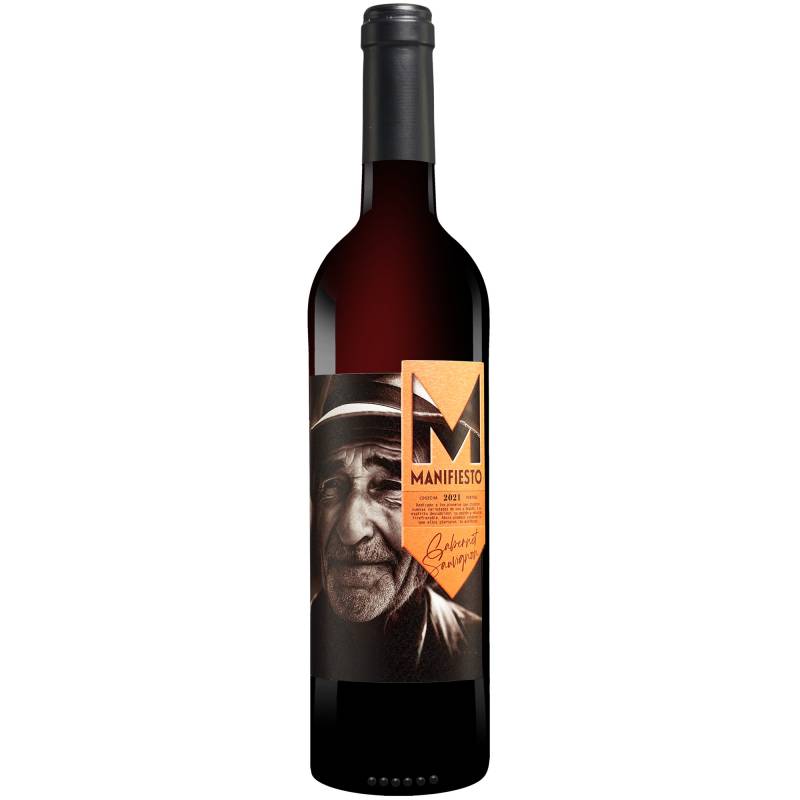 Manifiesto Cabernet Sauvignon 2021  0.75L 14% Vol. Rotwein Trocken aus Spanien von Manifiesto