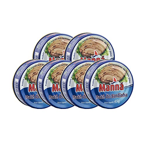 Manná Paté de Sardinha Sardinenpastete aus Portugal, 6er Pack (6 x 65g) von Manná