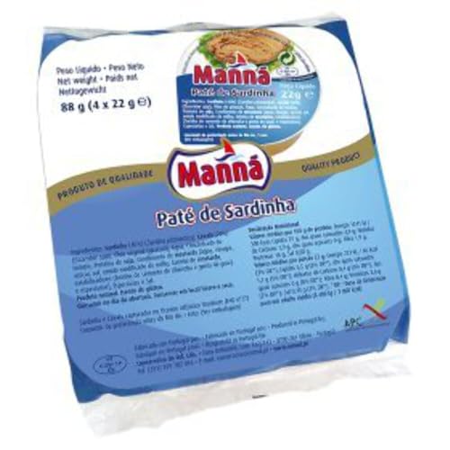 Manná Sardine Paté from Portugal 4x88g von Manna