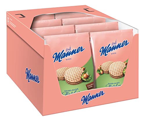 Manner Törtchen | knusprige Törtchen mit Haselnusscreme | 8er Pack (8 x 400 g) | 3200g von Manner WIEN