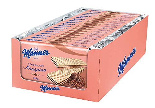 18 x Manner Knuspino Schokolade, 110 g von manner