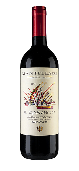 "Il Canneto" Sangiovese Maremma Toscana DOC 2022 von Mantellassi