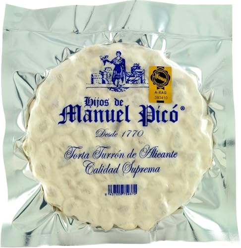 Torta de Turrón de Alicante (1 x 200g) spanisches Mandel Nougat von Manuel Pico