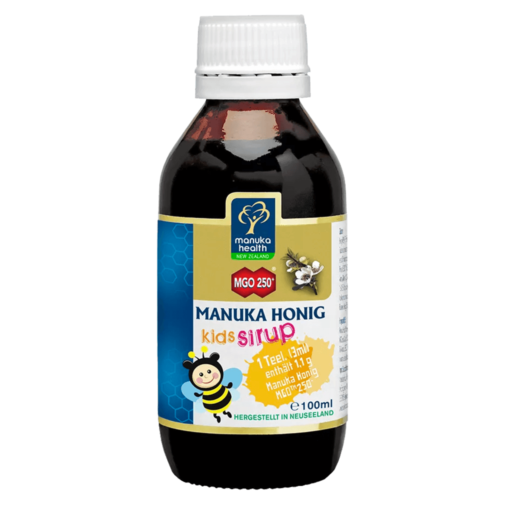 Manuka Honig Sirup für Kinder MGO 250+, 100ml von Manuka Health