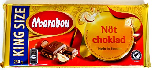 10 x MARABOU NÖT NUSS CHOKLAD SCHOKOLADE 250g von Marabou