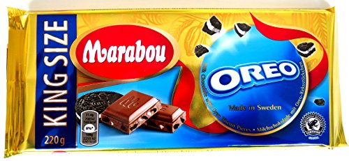 10 x MARABOU OREO CHOKOLAD SCHOKOLADE MIT OREO KEKS 220g Incl. Goodie von Flensburger Handel von Marabou