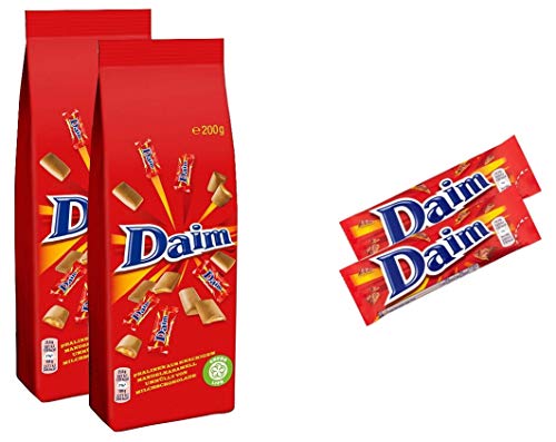 Daim Probierpack, 2x200g Daim Pralinien, 2x28g Daim Riegel von Marabou