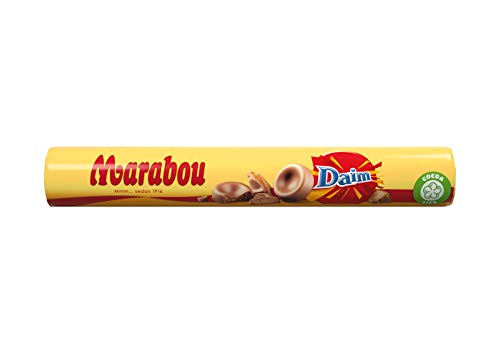 Marabou Daim Schokoladenrolle 1 x 67 g – zartschmelzende Daim Schokolade aus Schweden – schwedische Süßigkeit in der handlichen Rolle – Daim von Marabou