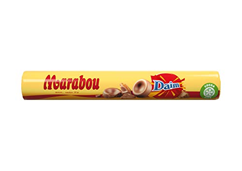 Marabou Daim Schokoladenrolle 28 x 67 g – zartschmelzende Daim Schokolade aus Schweden – schwedische Süßigkeit in der handlichen Rolle – Daim von Marabou