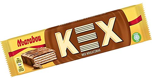 Marabou KEX 50 g - Kekswaffel mit Nougatfüllung und Milchschokolade von Marabou