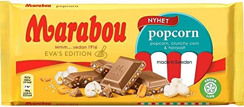 Marabou Popcorn Chocolate 2 Riegel à 185 g von Marabou